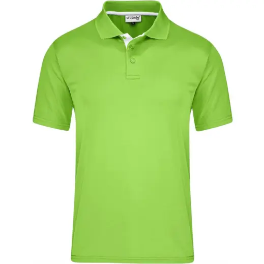 Kids Tournament Golf Shirt Lime